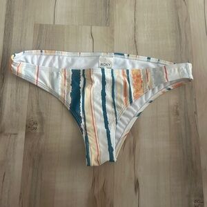 Roxy White and Orange Bottoms with Vibrant Design